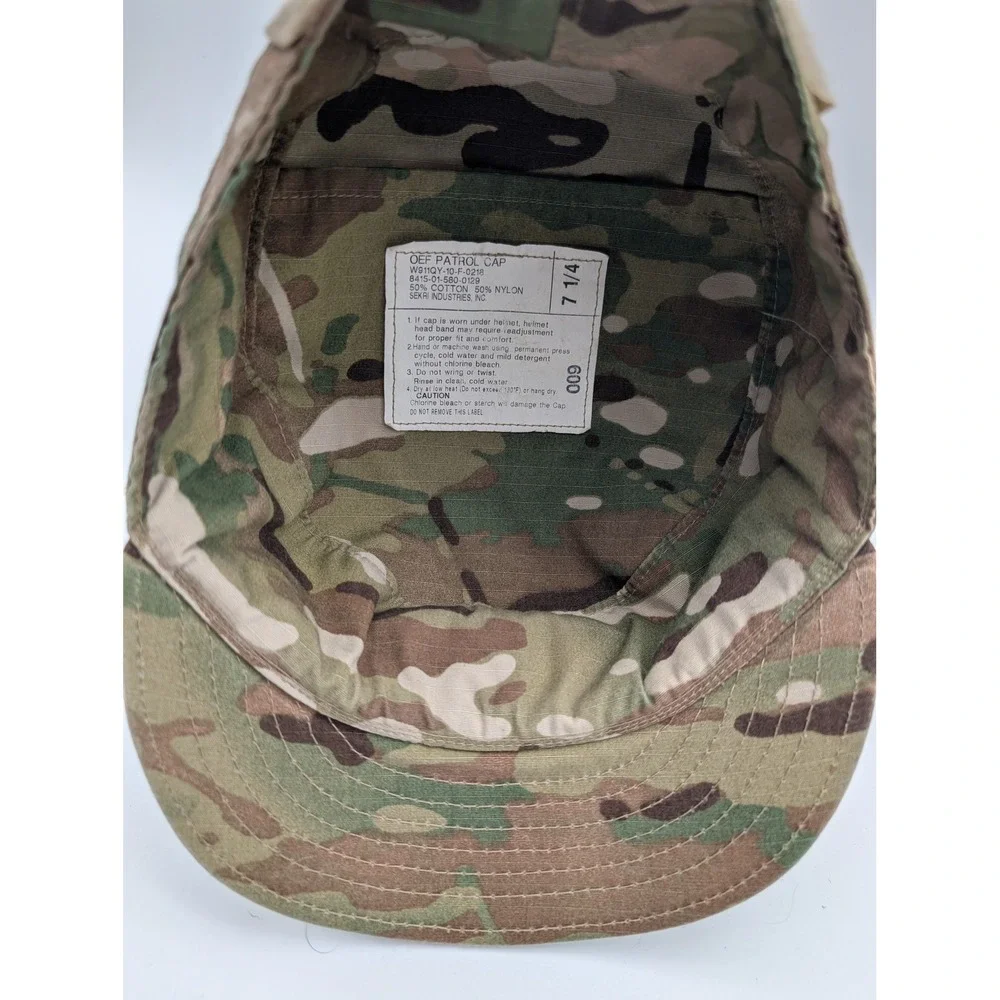 Sekri Industries OEF Patrol Multicam Camo Military Hat 7 1/4 W911QY-10-F-0218